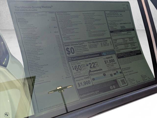 New 2026 BMW X5 xDrive50e w/ M Sport Package image 19
