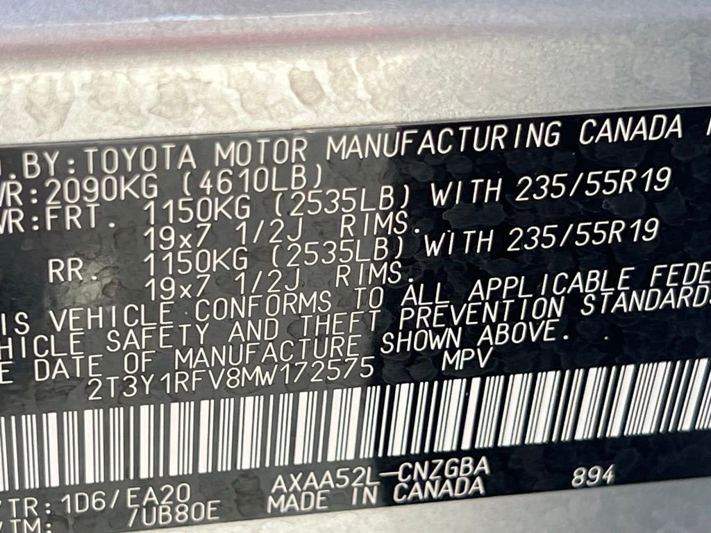 Certified 2021 Toyota RAV4 Limited w/ Limited Grade Weather Package image 28