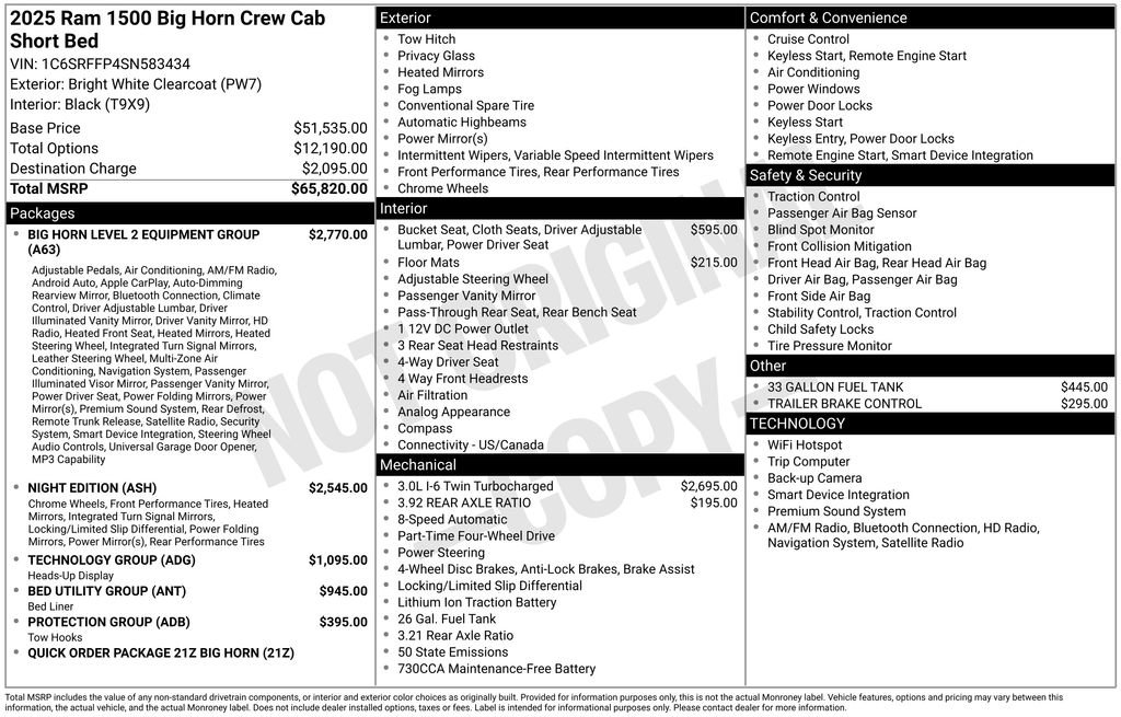 Used 2025 RAM 1500 Big Horn image 23