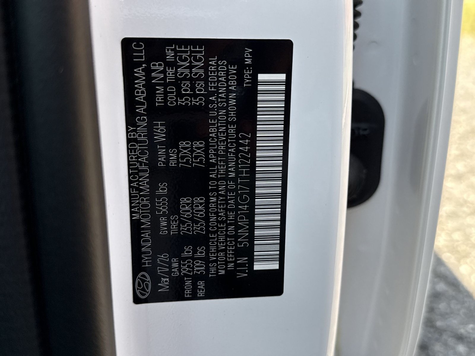New 2026 Hyundai Santa Fe SE FWD image 30