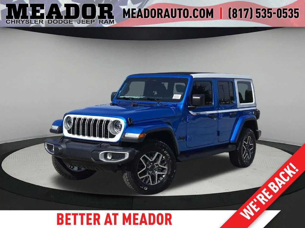 New 2026 Jeep Wrangler Unlimited Sahara w/ Whitecap Package