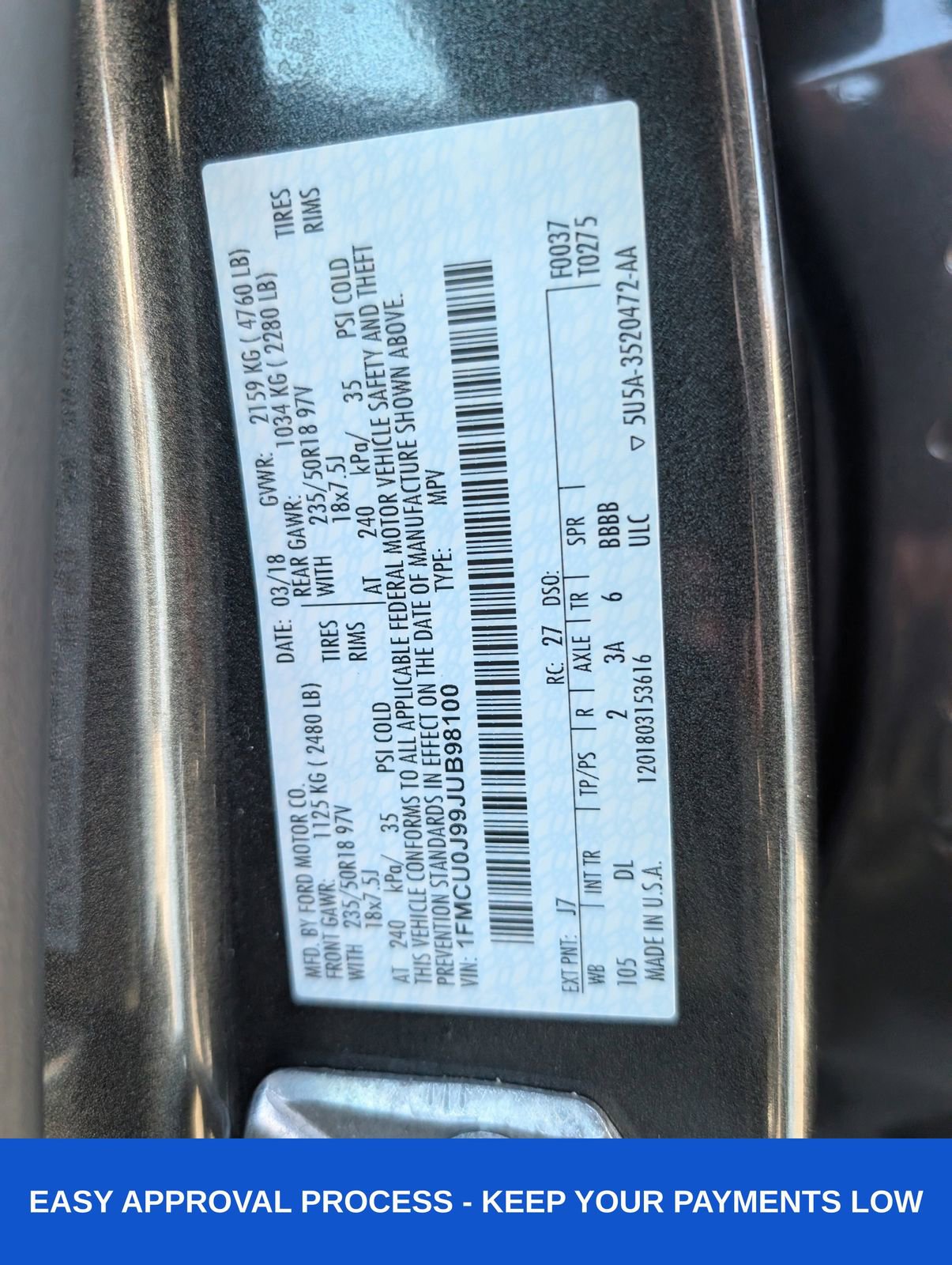 Used 2018 Ford Escape Titanium image 30