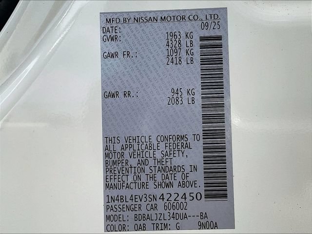 Certified 2025 Nissan Altima 2.5 SL FWD image 20