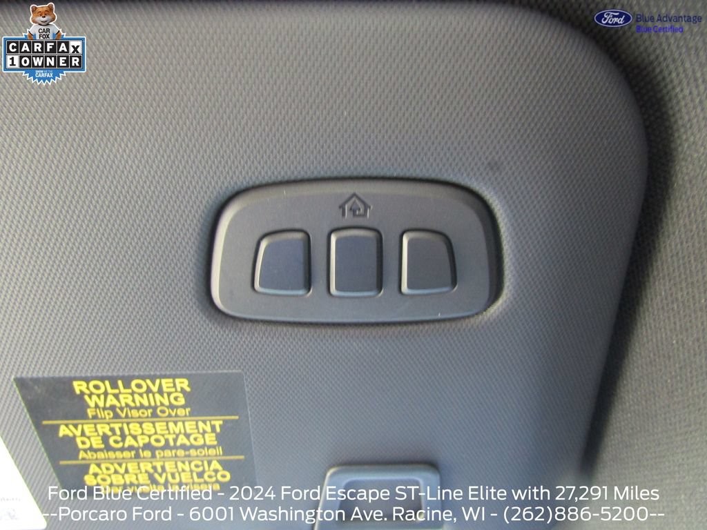 Certified 2024 Ford Escape ST-Line Elite w/ Premium Technology Package AWD/4WD image 37