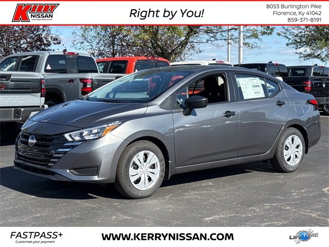 New 2025 Nissan Versa S w/ Trunk Package