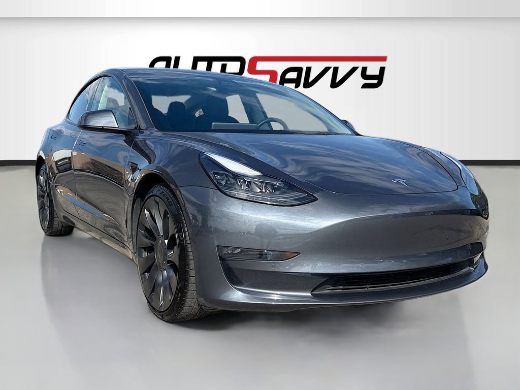 Used 2022 Tesla Model 3 Performance AWD/4WD image 1