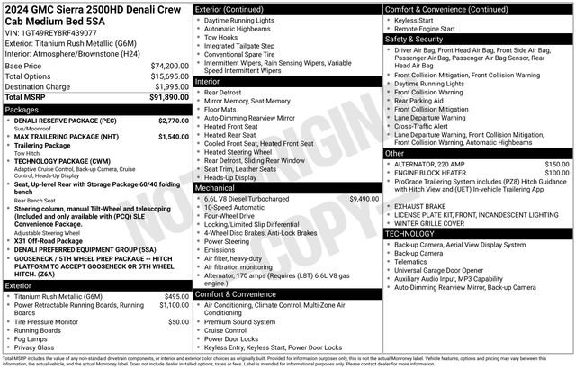 Certified 2024 GMC Sierra 2500 Denali w/ Denali Reserve Package image 3