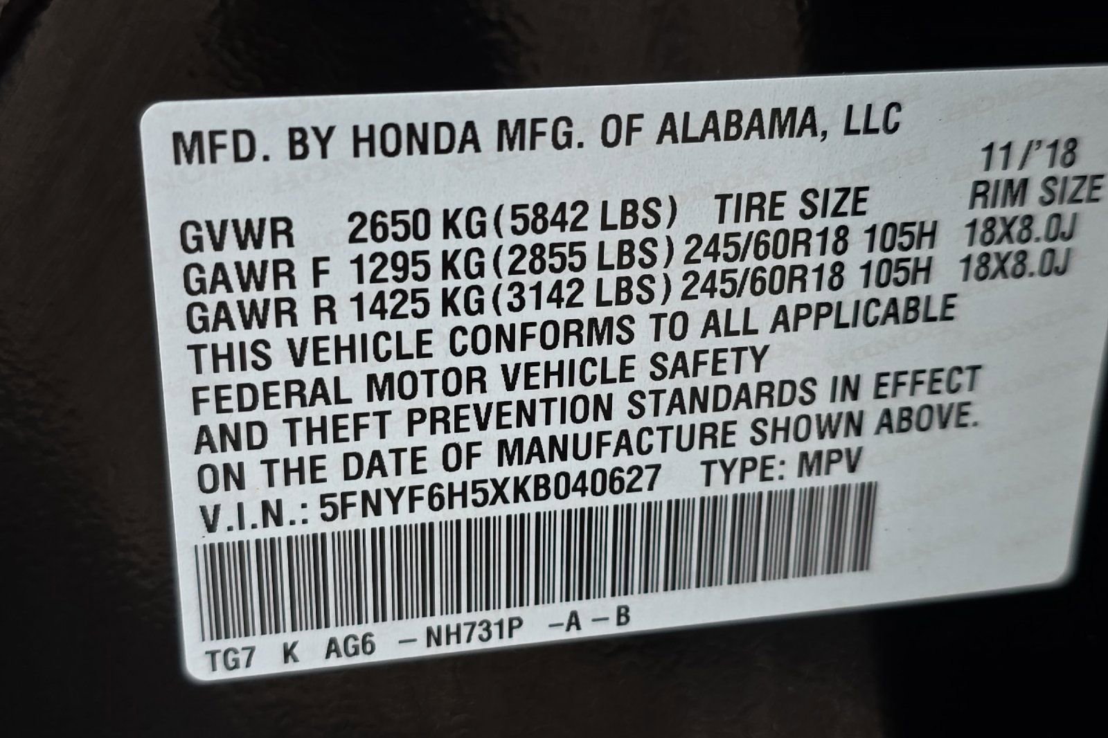 Used 2019 Honda Pilot EX-L image 38