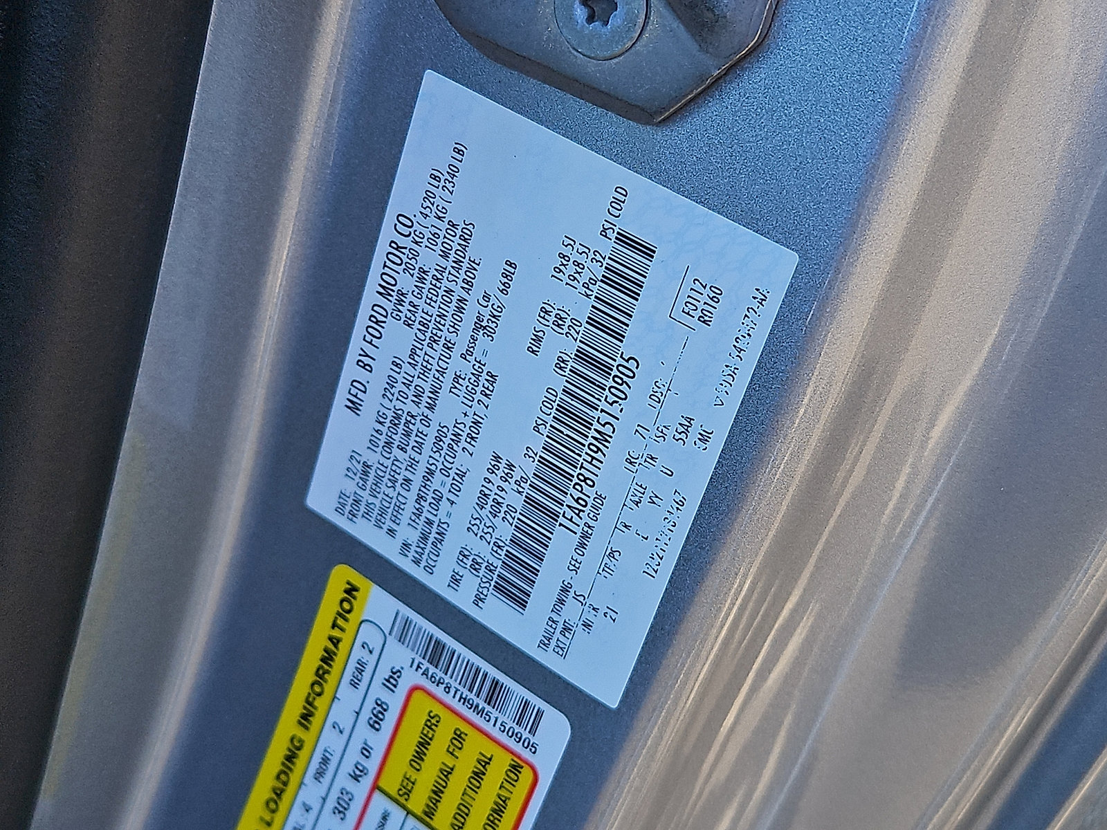 Used 2021 Ford Mustang Coupe w/ Equipment Group 101A image 27