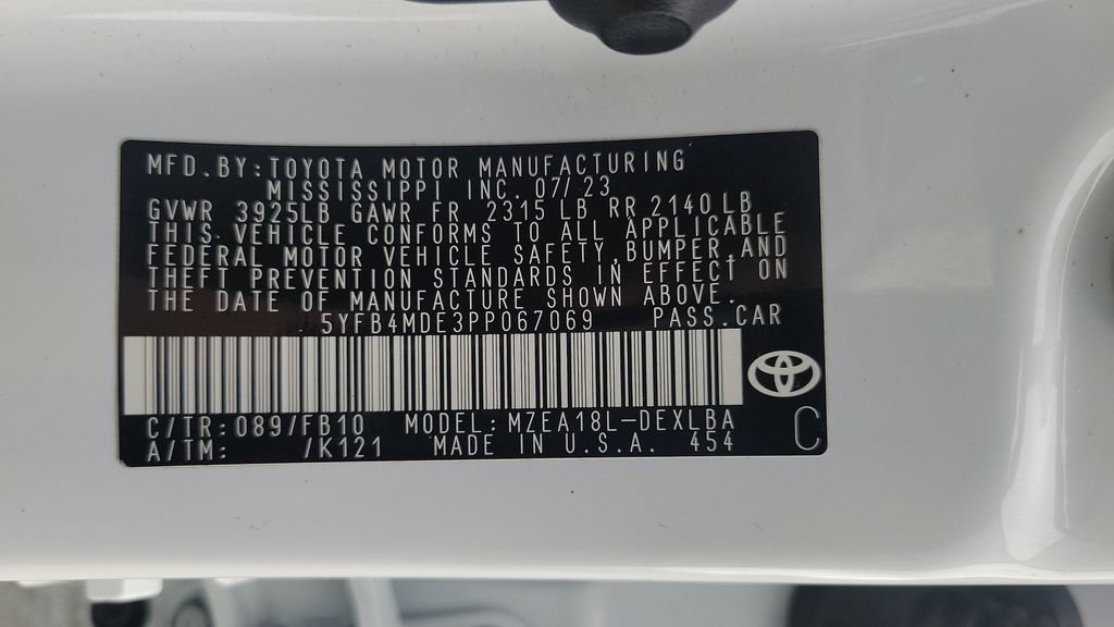 Certified 2023 Toyota Corolla LE FWD image 23