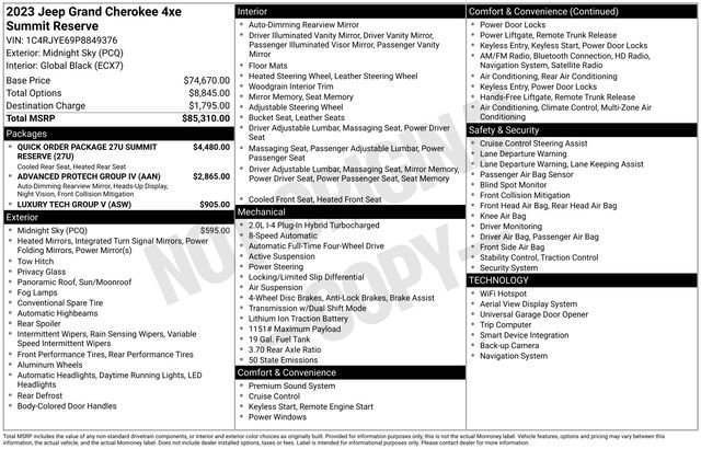 Used 2023 Jeep Grand Cherokee Summit image 7