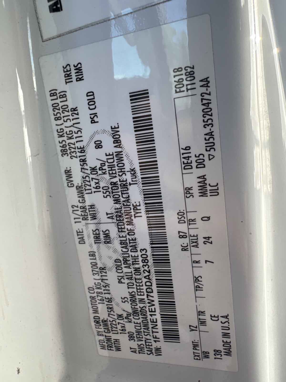 Used 2013 Ford E-150 and Econoline 150 w/ PWR Group image 11