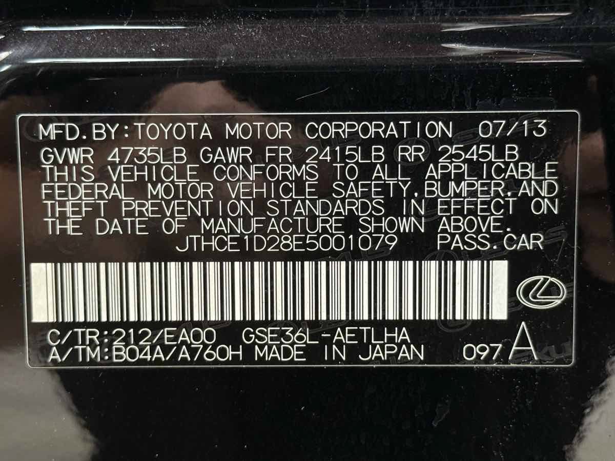 Used 2014 Lexus IS 350 AWD w/ Navigation Package image 40
