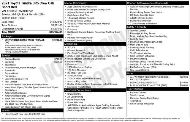 Certified 2021 Toyota Tundra SR5 image 29