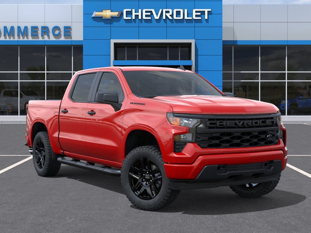 New 2026 Chevrolet Silverado 1500 Custom w/ Turbomax Blackout Package RWD image 7