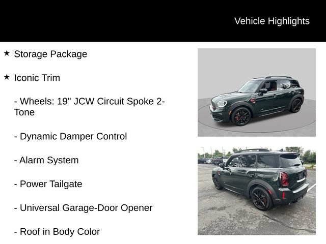 Used 2022 MINI Cooper Countryman John Cooper Works w/ Convenience Package AWD/4WD image 7