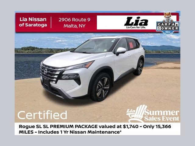 Certified 2025 Nissan Rogue SL w/ SL Premium Package