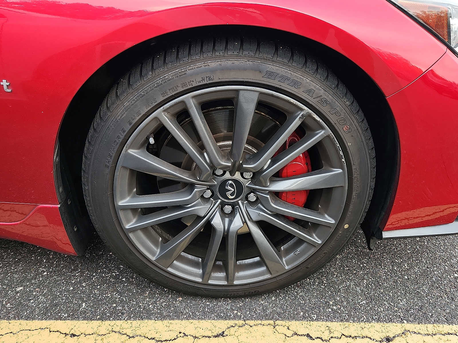 Used 2018 INFINITI Q50 Red Sport 400 w/ Sensory Package (Sport) AWD/4WD image 7