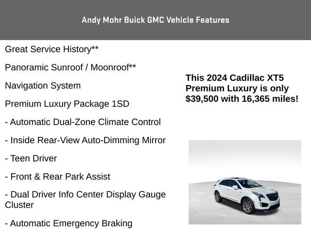 Used 2024 Cadillac XT5 Premium Luxury AWD/4WD image 8