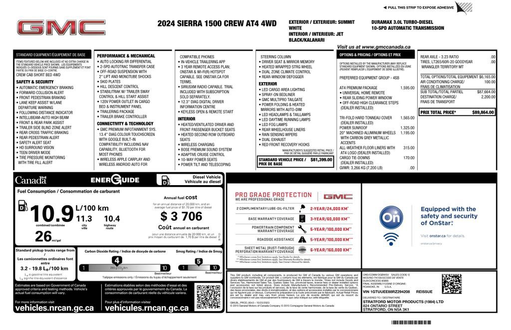 Used 2024 GMC Sierra 1500 AT4 w/ AT4 Premium Package AWD/4WD image 4
