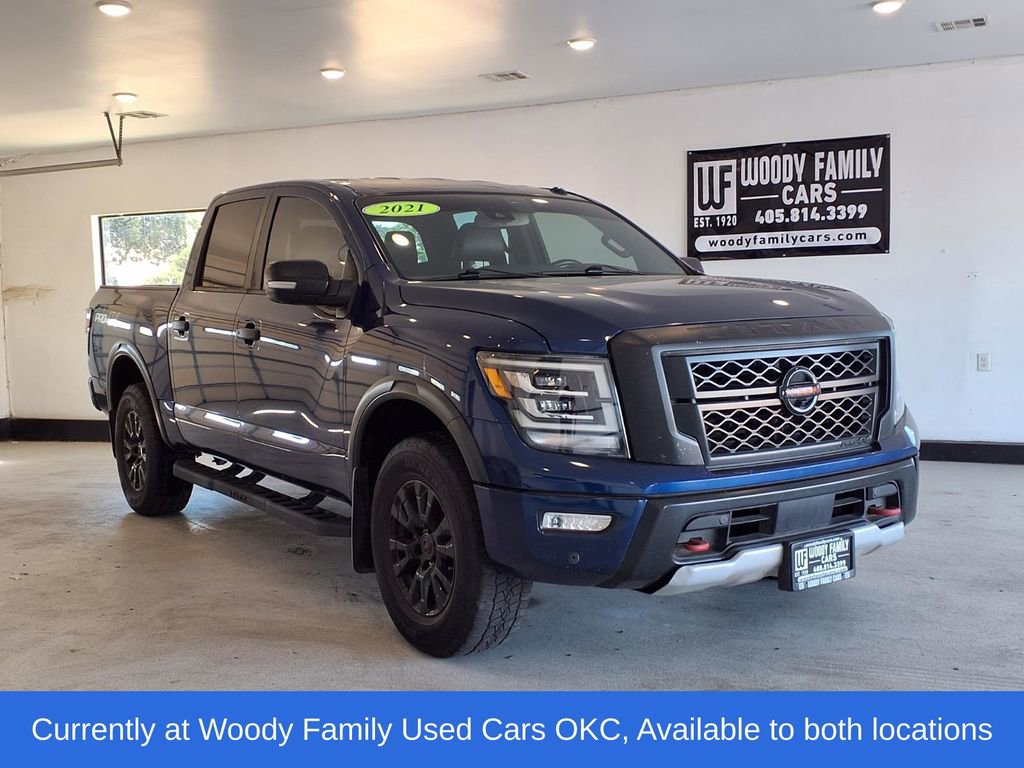 Used 2021 Nissan Titan PRO-4X w/ Pro-4x Convenience Package AWD/4WD image 1