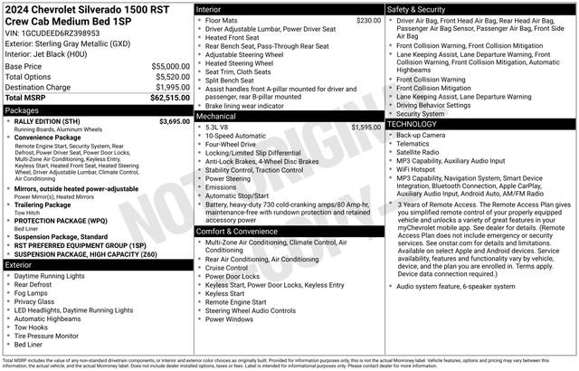 Used 2024 Chevrolet Silverado 1500 RST w/ Rally Edition AWD/4WD image 30