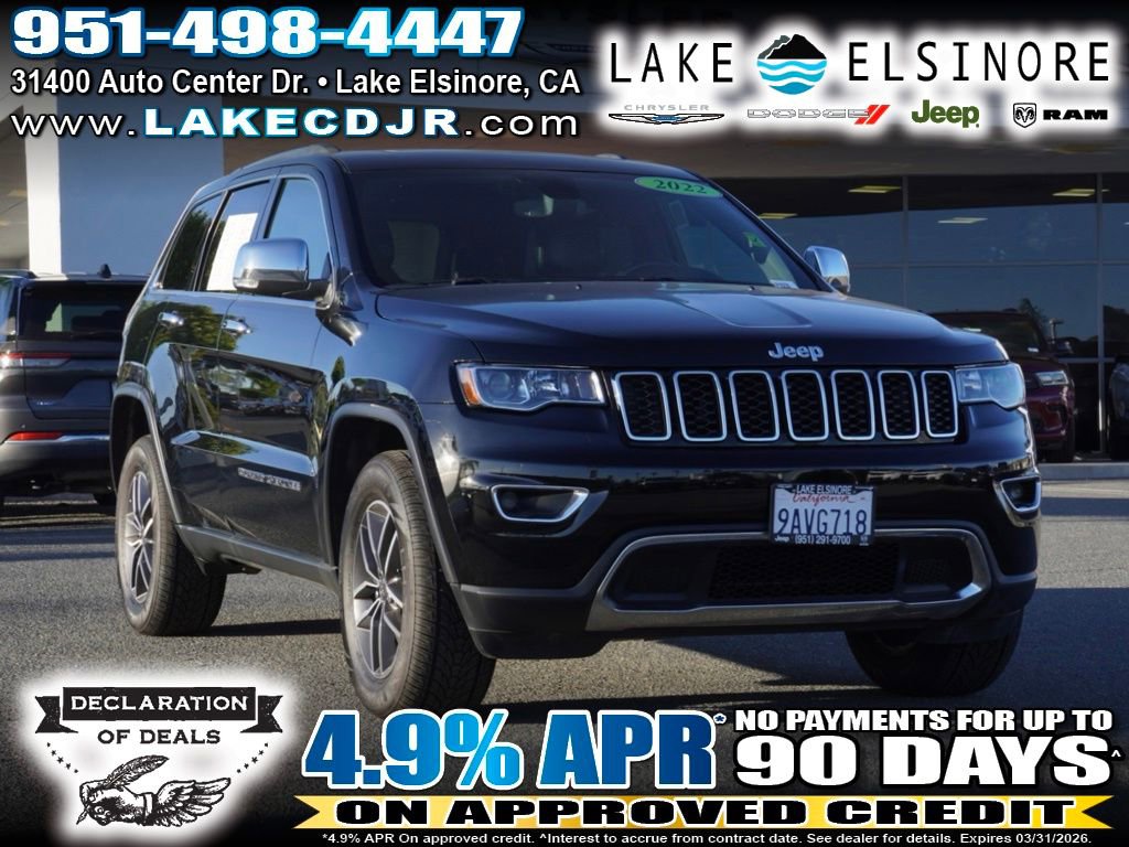 Certified 2022 Jeep Grand Cherokee Limited image 1