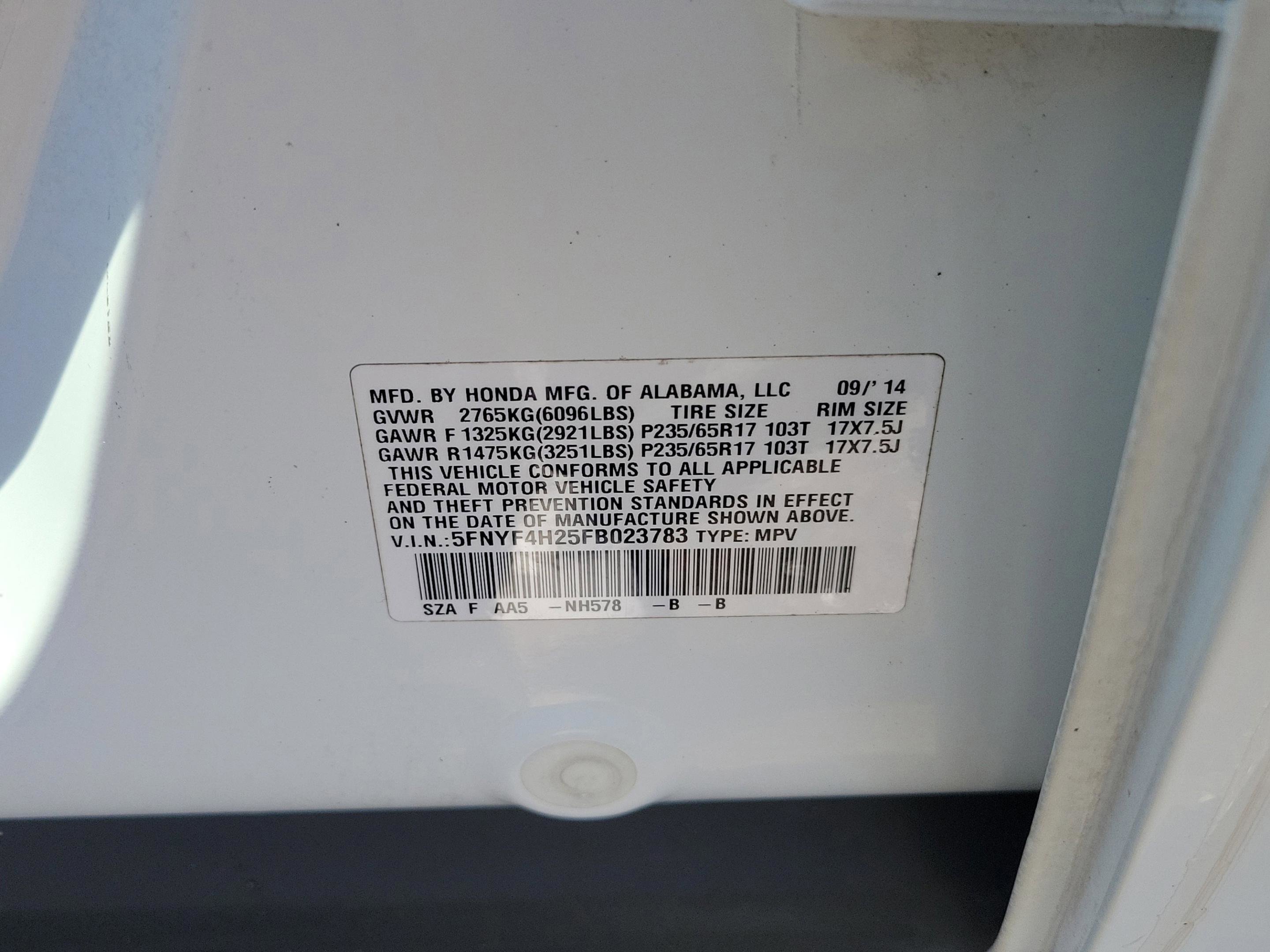Used 2015 Honda Pilot LX image 32