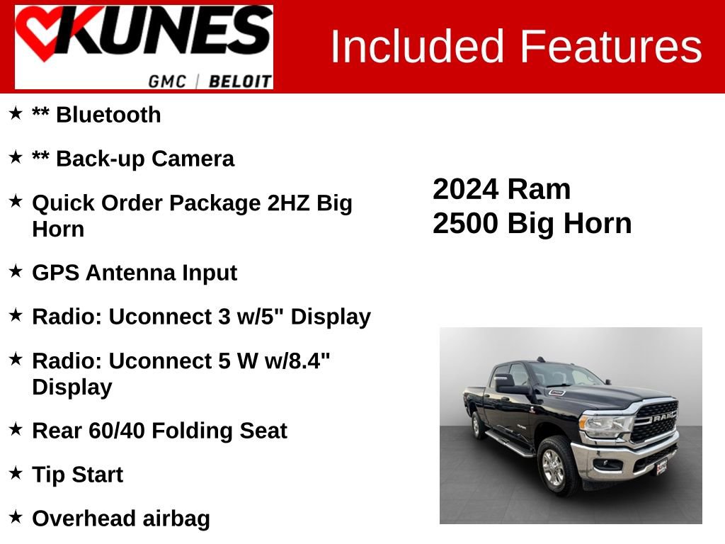 Used 2024 RAM 2500 Big Horn AWD/4WD image 2