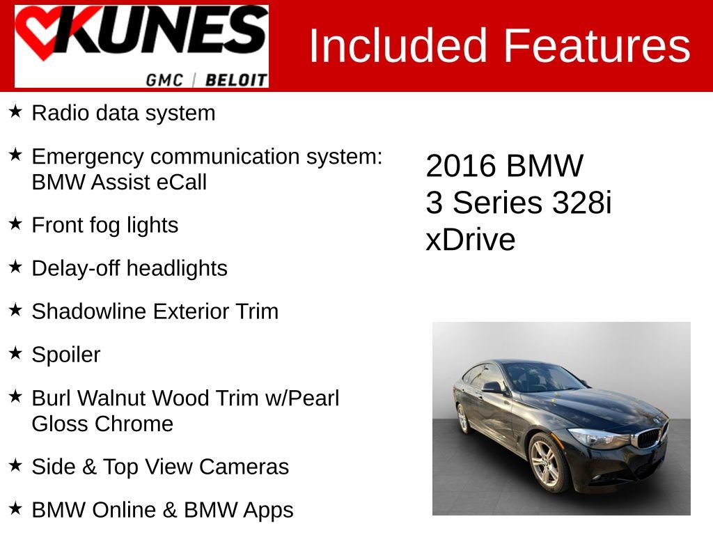Used 2016 BMW 328i Gran Turismo xDrive image 3