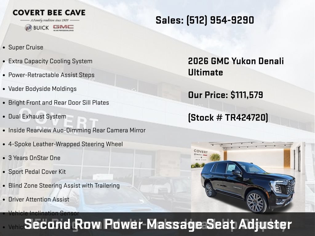 New 2026 GMC Yukon Denali Ultimate AWD/4WD image 50
