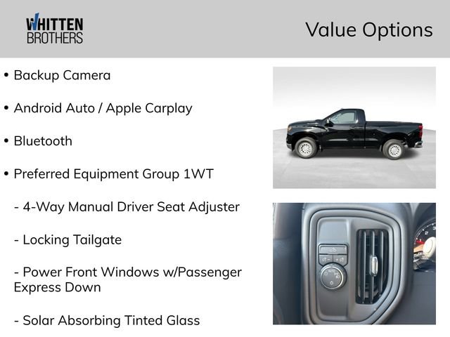Used 2025 Chevrolet Silverado 1500 W/T w/ WT Value Package RWD image 4