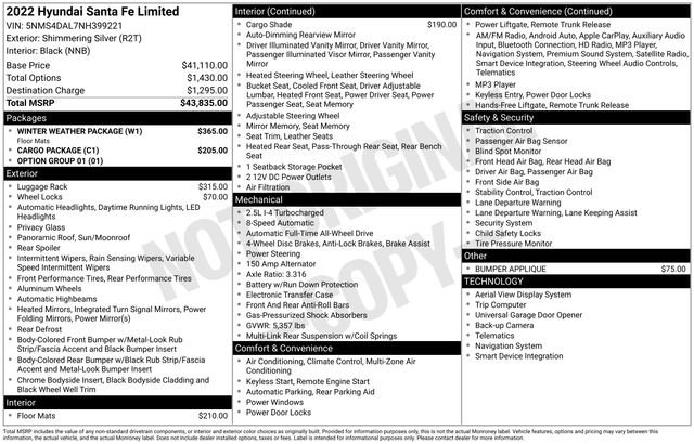 Used 2022 Hyundai Santa Fe Limited w/ Winter Weather Package image 6