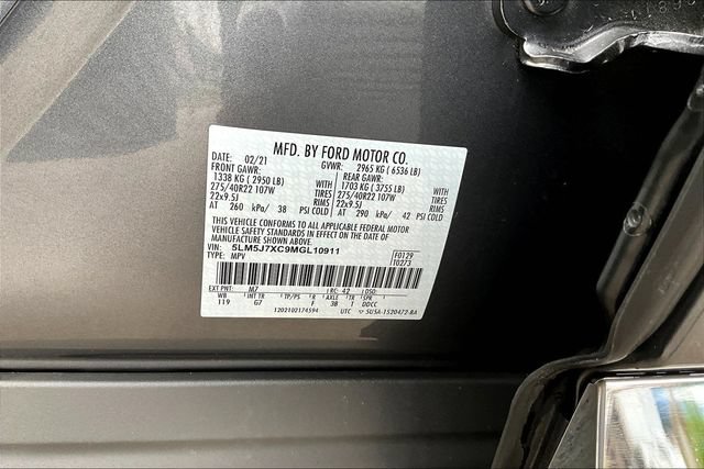 Used 2021 Lincoln Aviator Reserve w/ Equipment Group 201A AWD/4WD image 19
