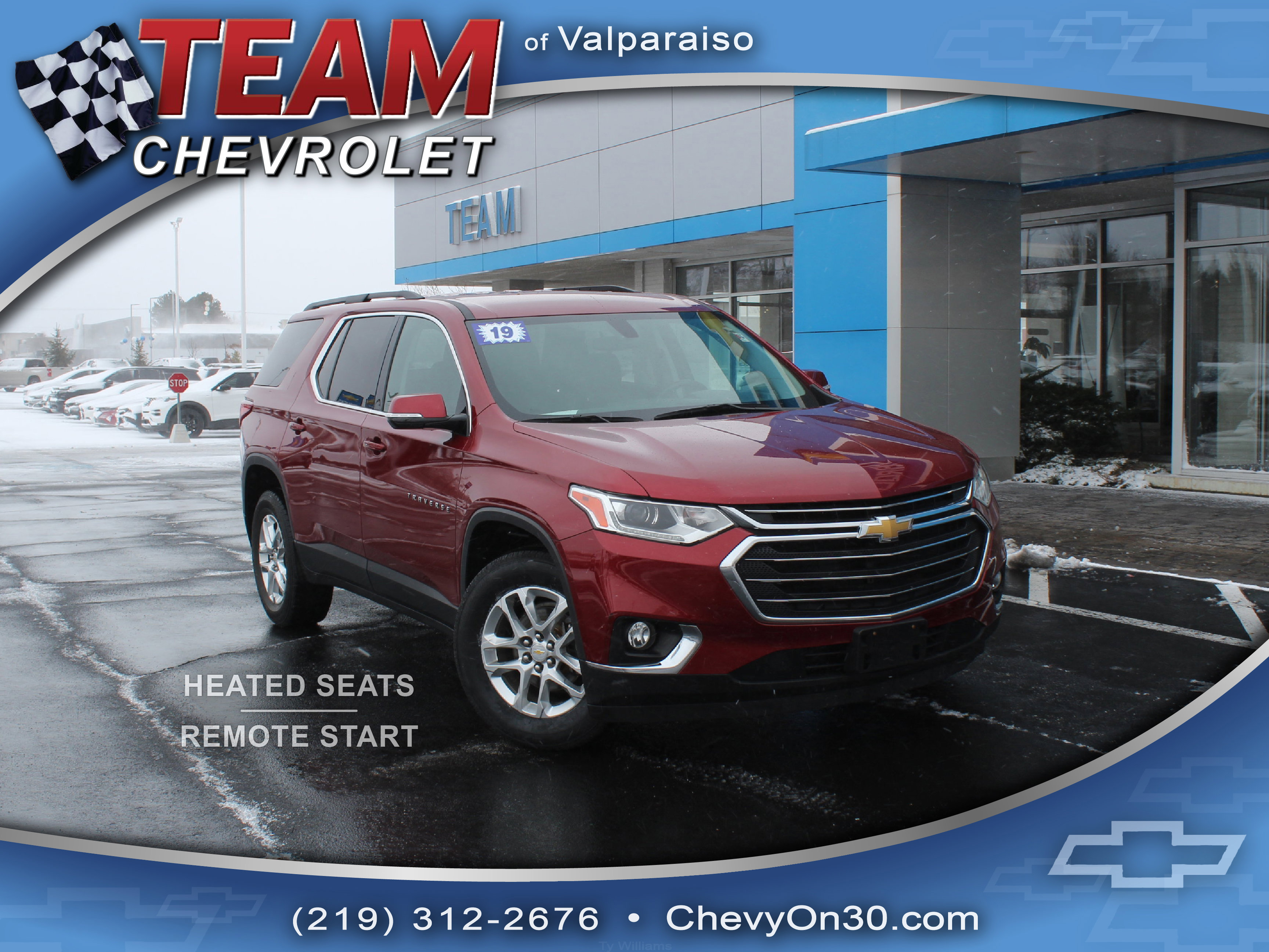 Used 2019 Chevrolet Traverse LT w/ LPO, Floor Liner Package