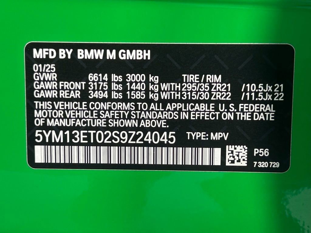 Used 2025 BMW X5 M Competition w/ Executive Package image 93