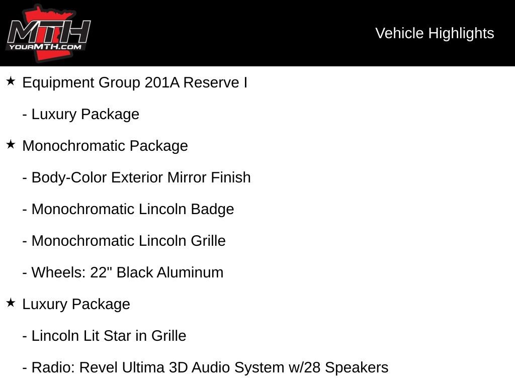 Used 2024 Lincoln Navigator Reserve w/ Equipment Group 201A AWD/4WD image 5