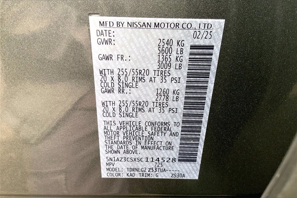 New 2025 Nissan Murano SL image 14