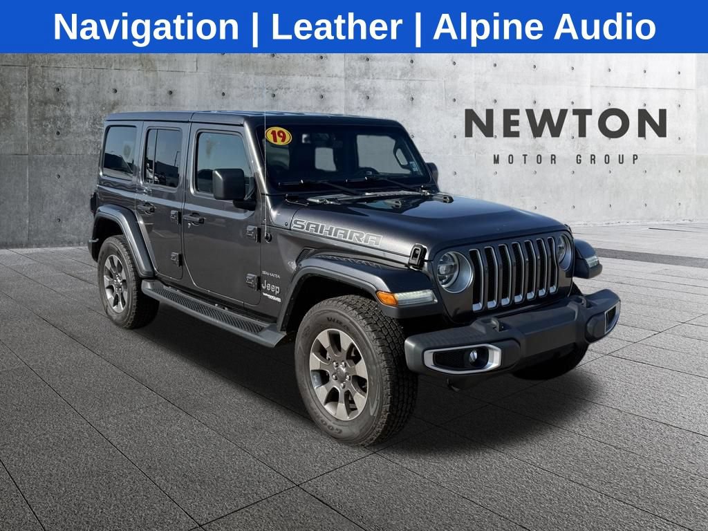 Used 2019 Jeep Wrangler Unlimited Sahara AWD/4WD image 1