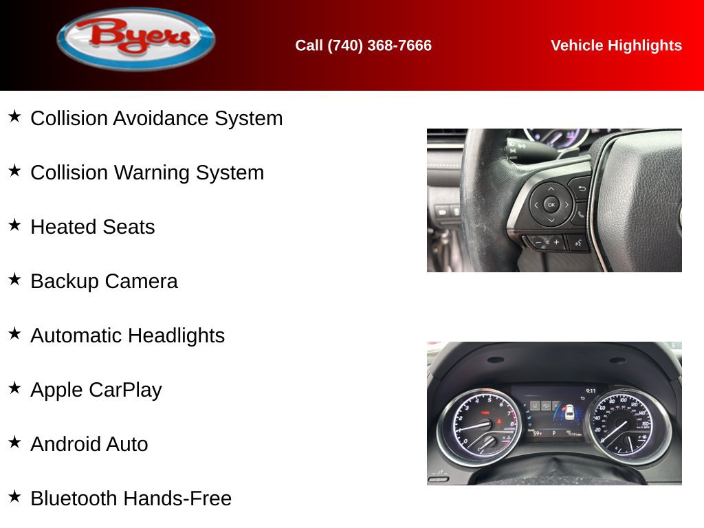 Used 2020 Toyota Camry SE w/ Cold Weather Package AWD/4WD image 11