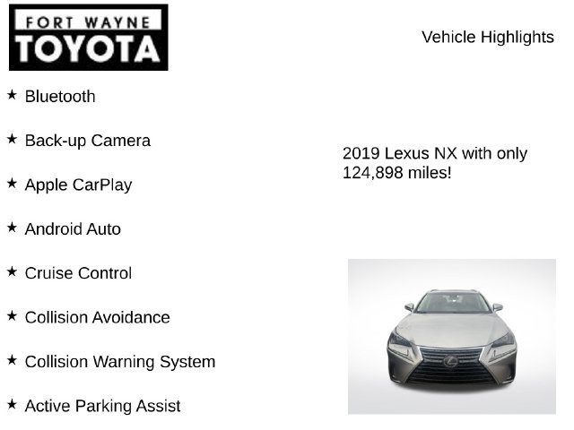 Used 2019 Lexus NX 300 AWD w/ Comfort Package image 8
