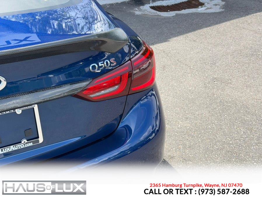 Used 2018 INFINITI Q50 Red Sport 400 w/ Sensory Package (Sport) AWD/4WD image 24