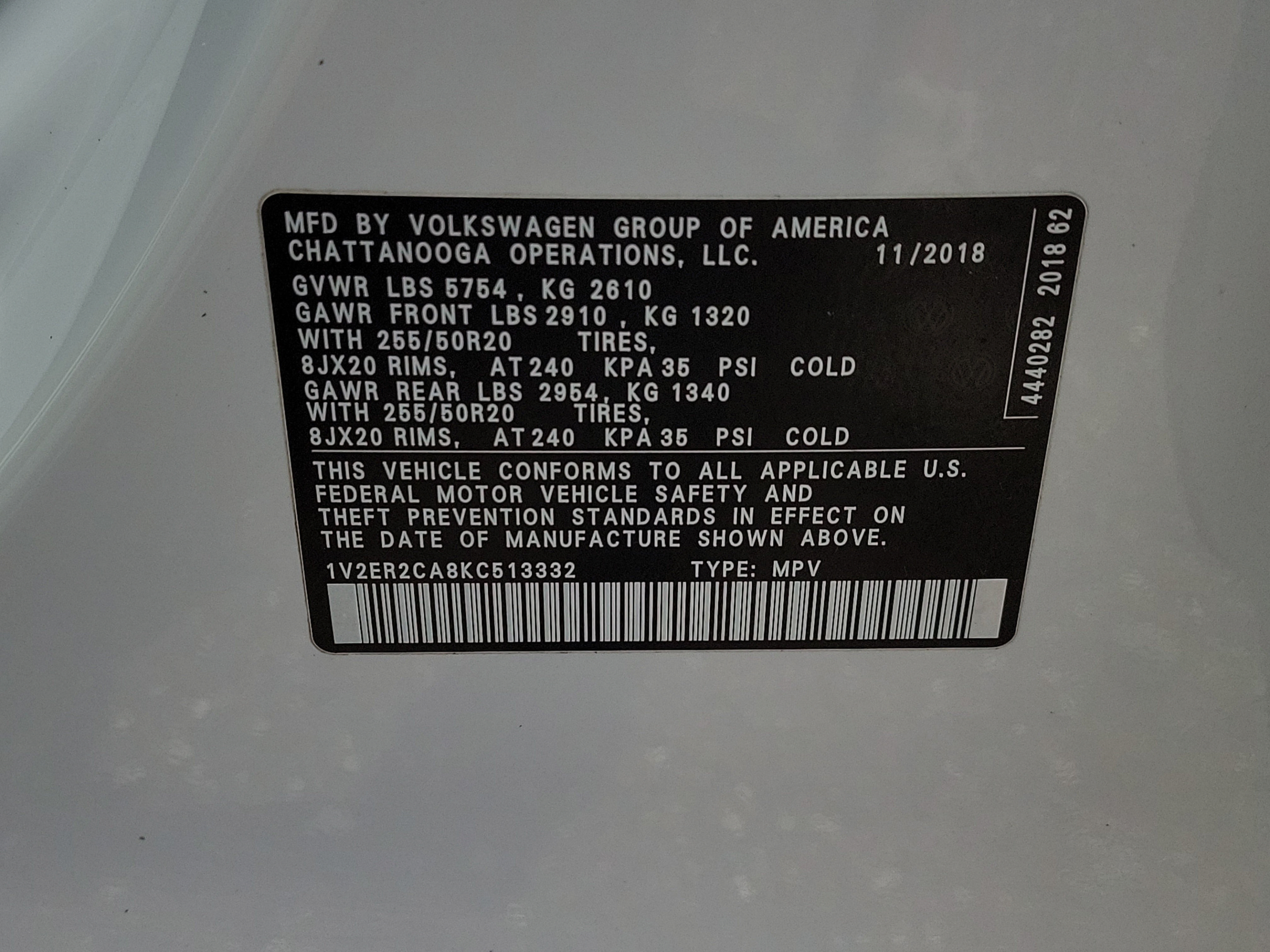 Used 2019 Volkswagen Atlas SEL FWD image 21