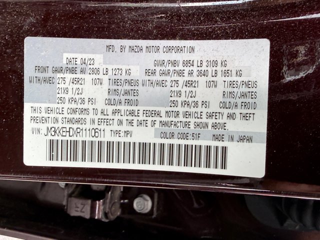 Used 2024 MAZDA CX-90 3.3 Turbo w/ Premium Plus Pkg image 35