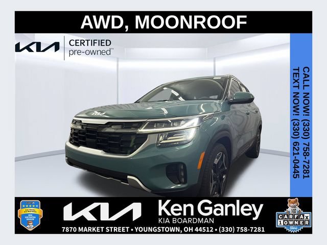 Certified 2024 Kia Seltos SX w/ SX Sunroof Package AWD/4WD image 1