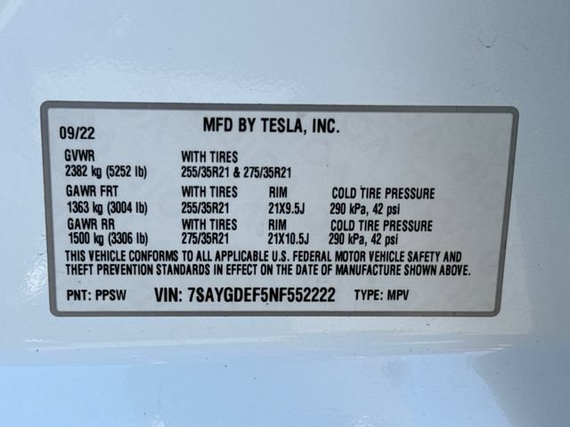 Used 2022 Tesla Model Y Performance AWD/4WD image 19