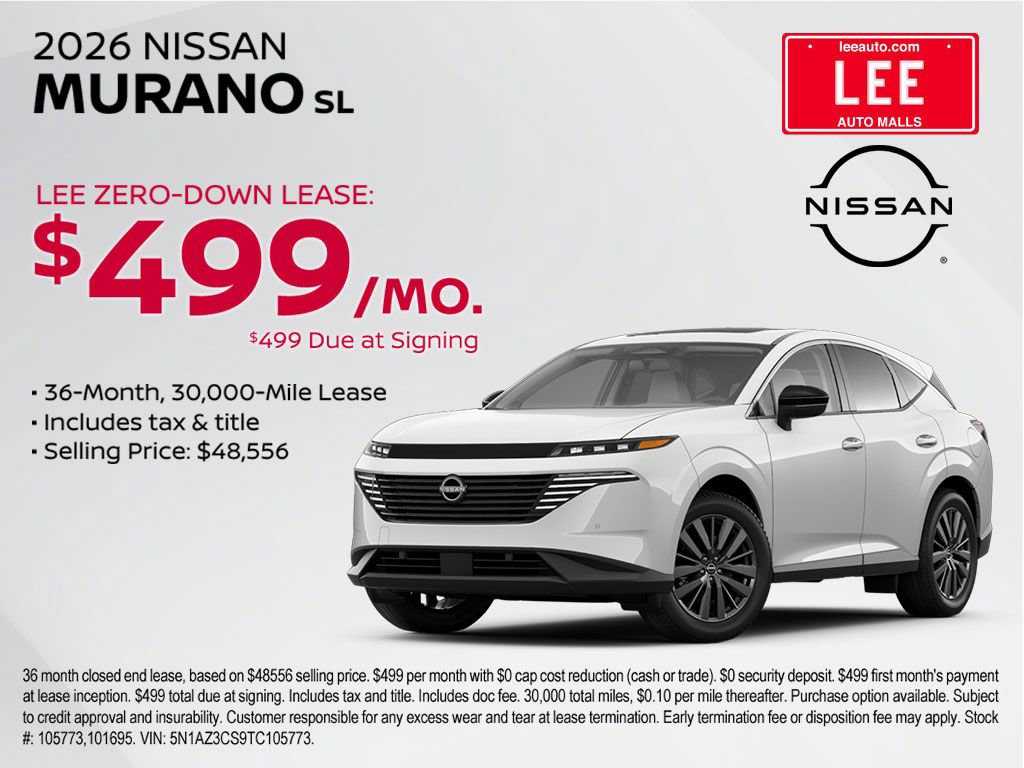 New 2026 Nissan Murano SL AWD/4WD image 4