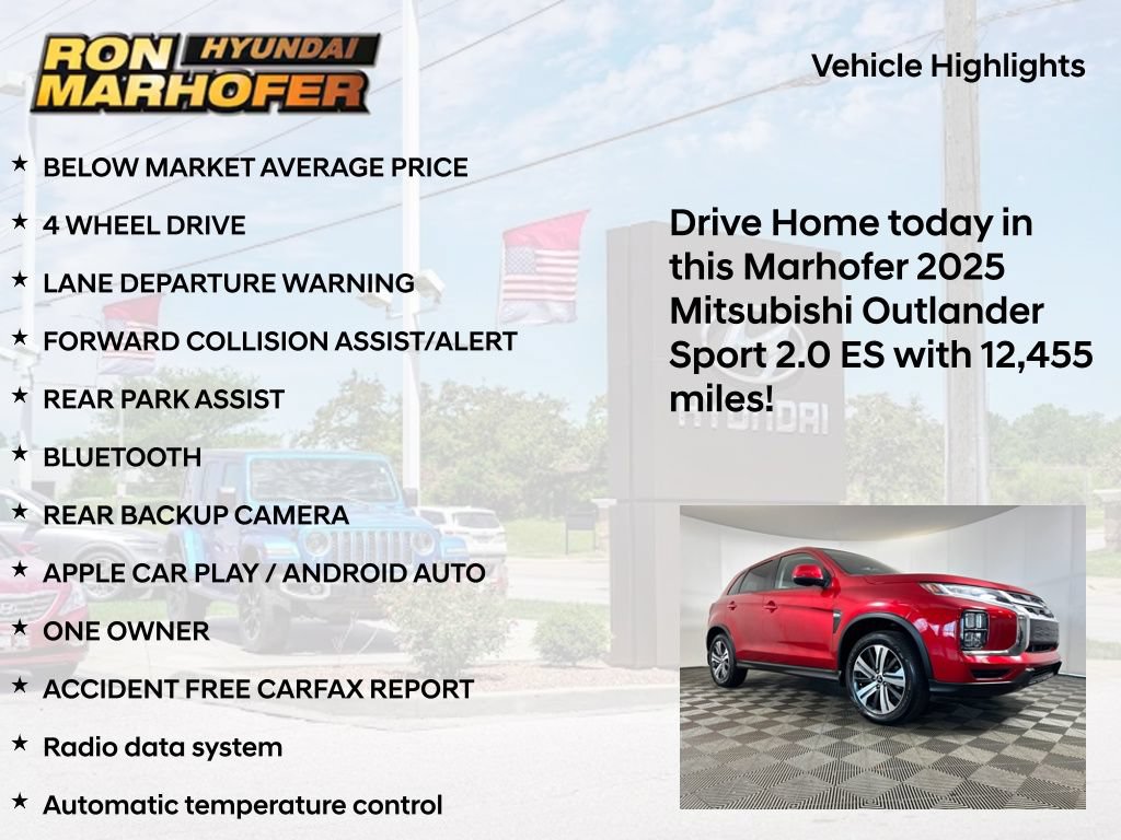 Used 2025 Mitsubishi Outlander Sport ES AWD/4WD image 13