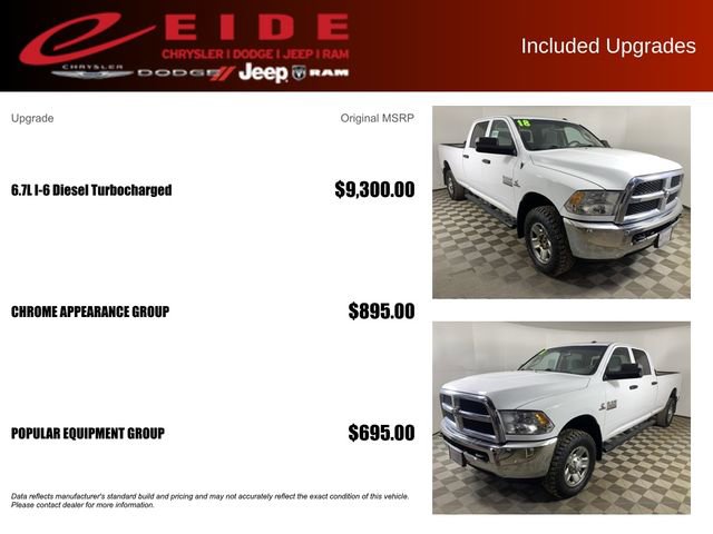 Used 2018 RAM 2500 Tradesman w/ Chrome Appearance Group image 12