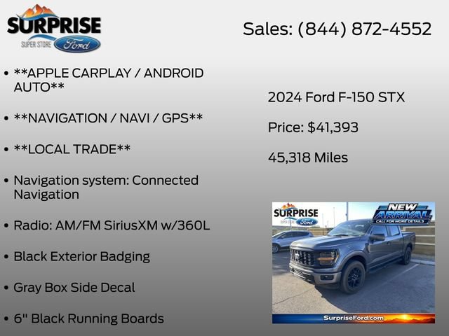 Certified 2024 Ford F150 STX w/ STX Black Appearance Package AWD/4WD image 13